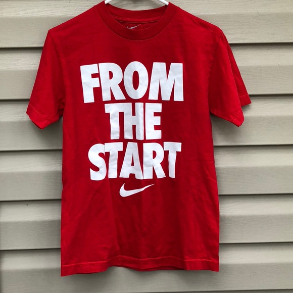 nike shirts red and white